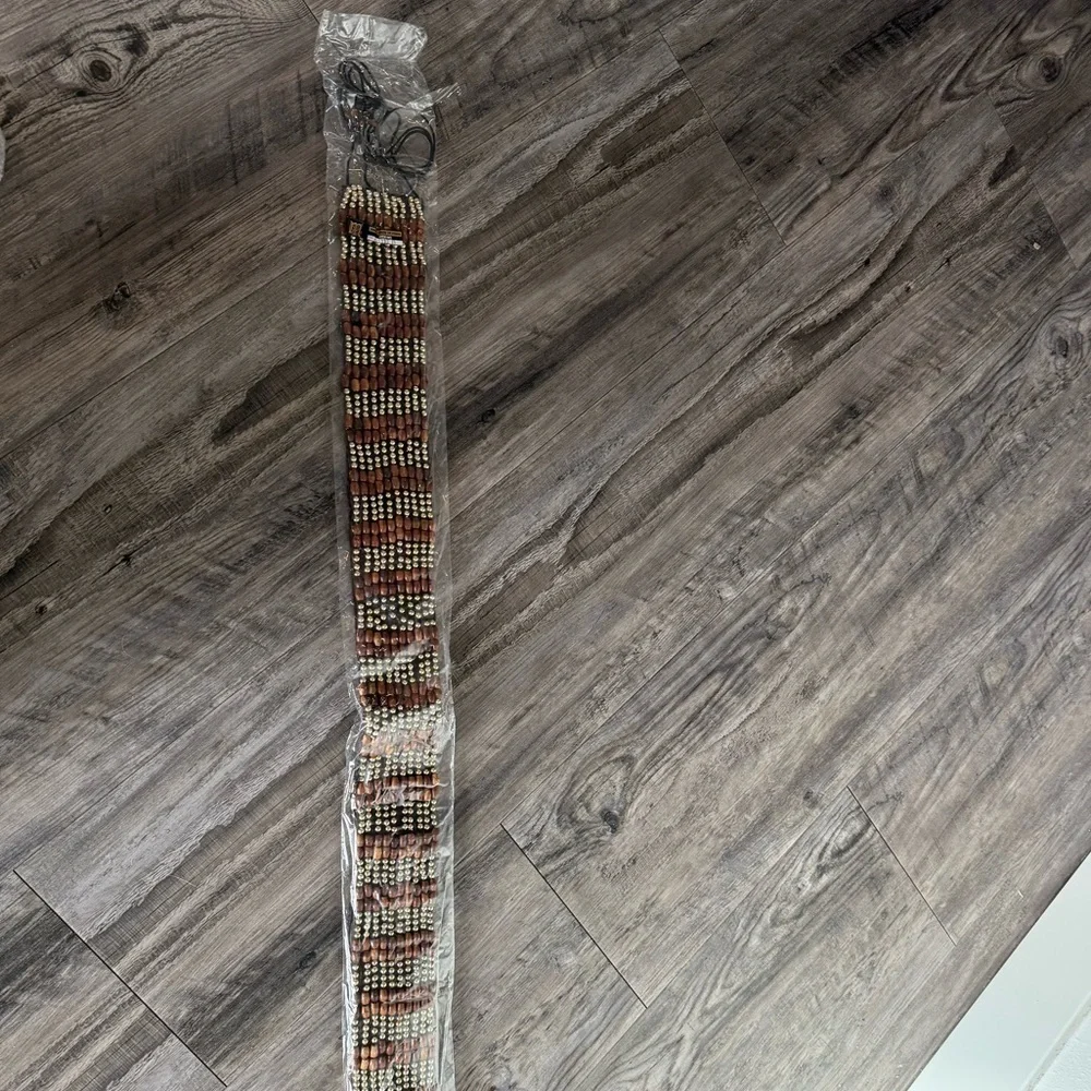 New in bag beaded belt from India